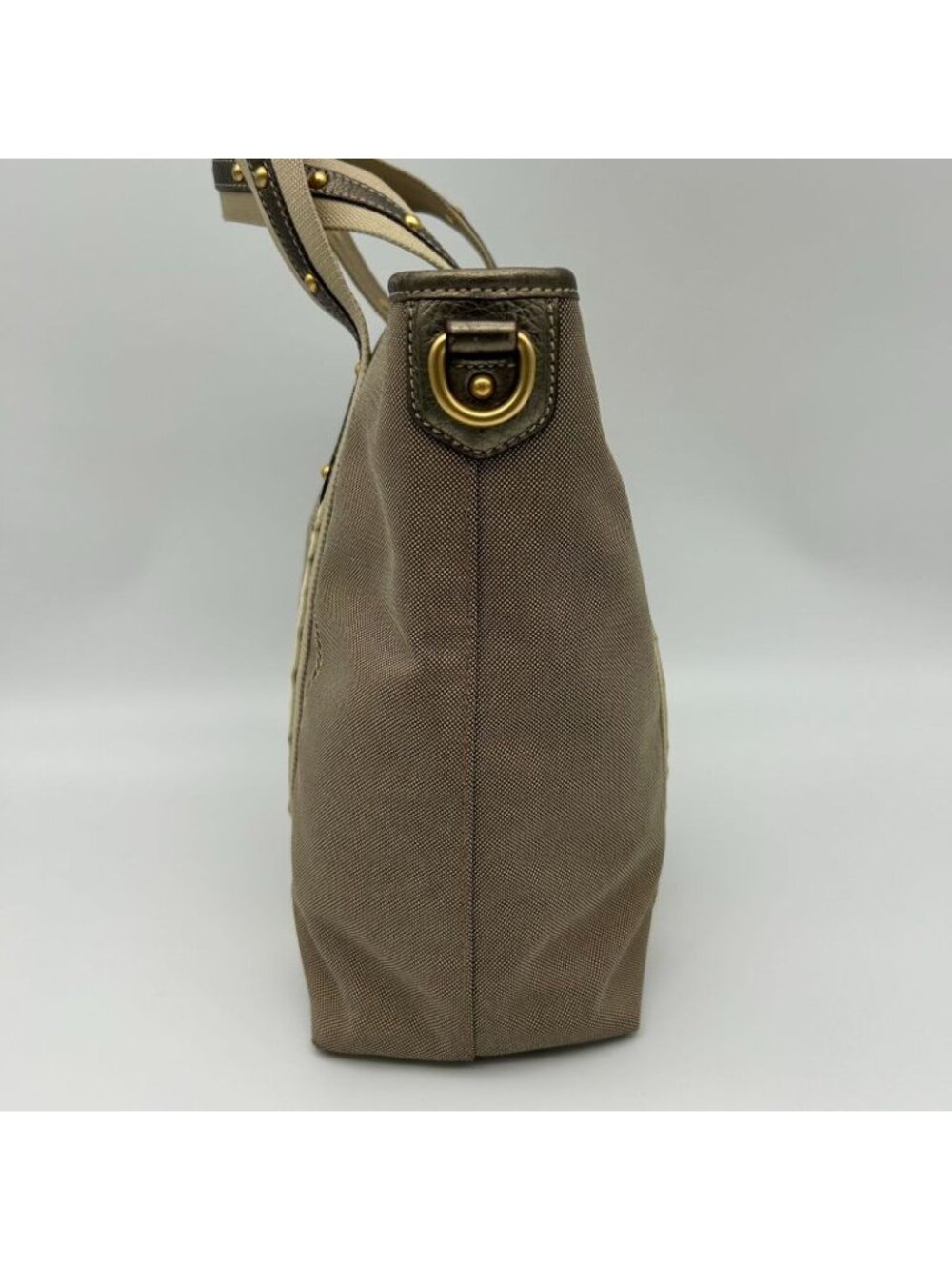 Prada Jacquard Tote Totes Gold - Picture 4 of 16